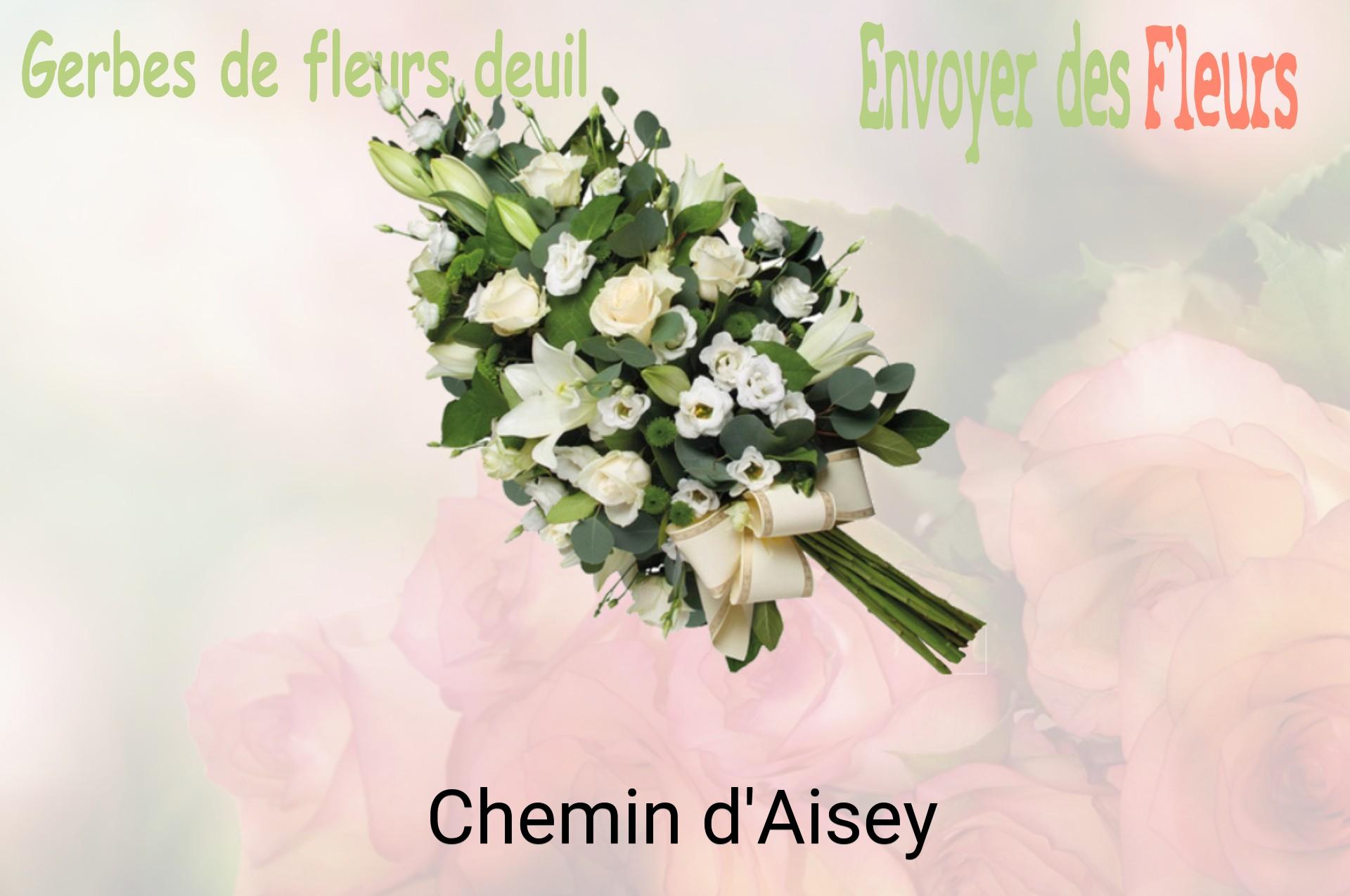 Gerbe de fleurs de deuil livrée à Chemin-d'Aisey